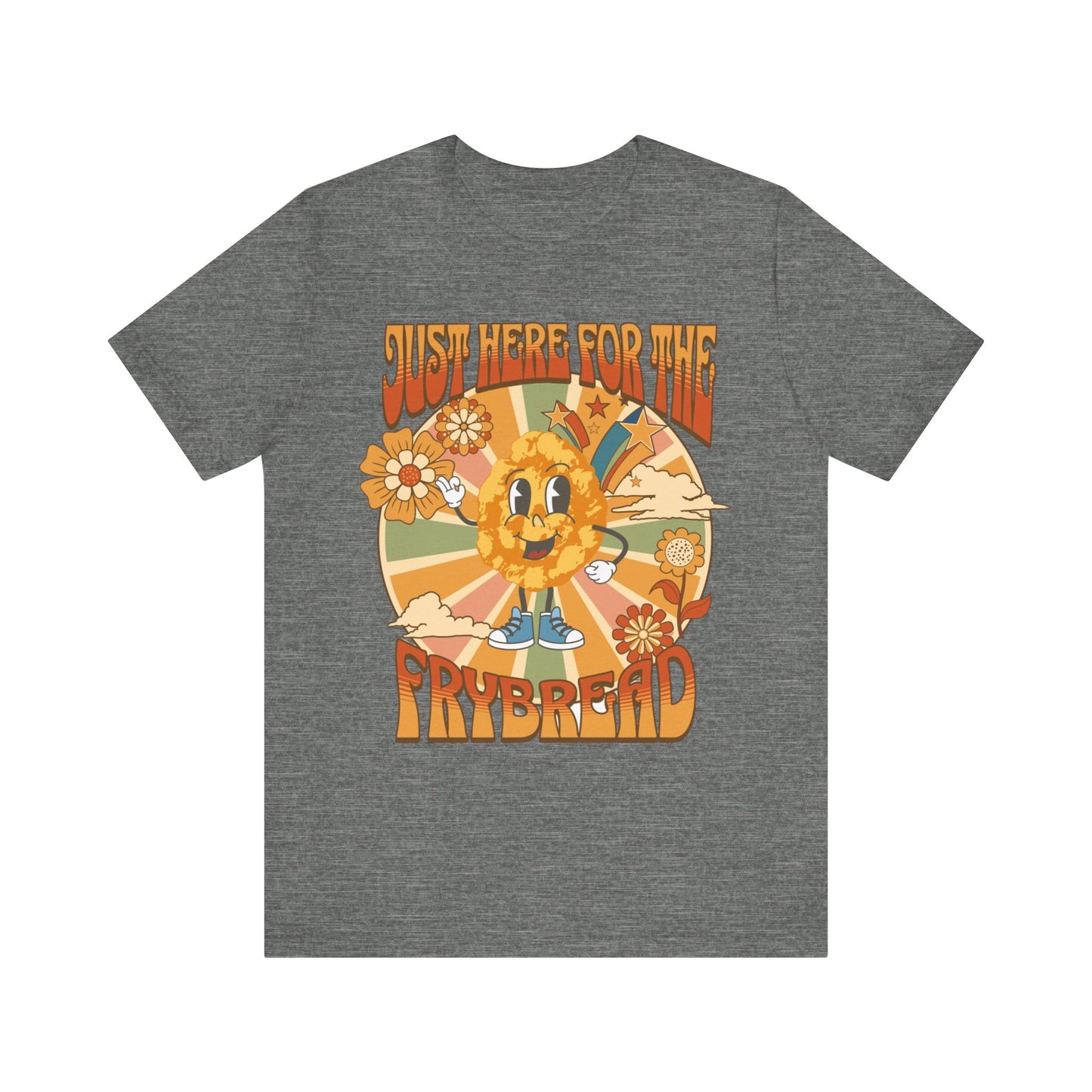 Funny Just Here For The Frybread Unisex Jersey Short Sleeve Tee Indigenous Pride