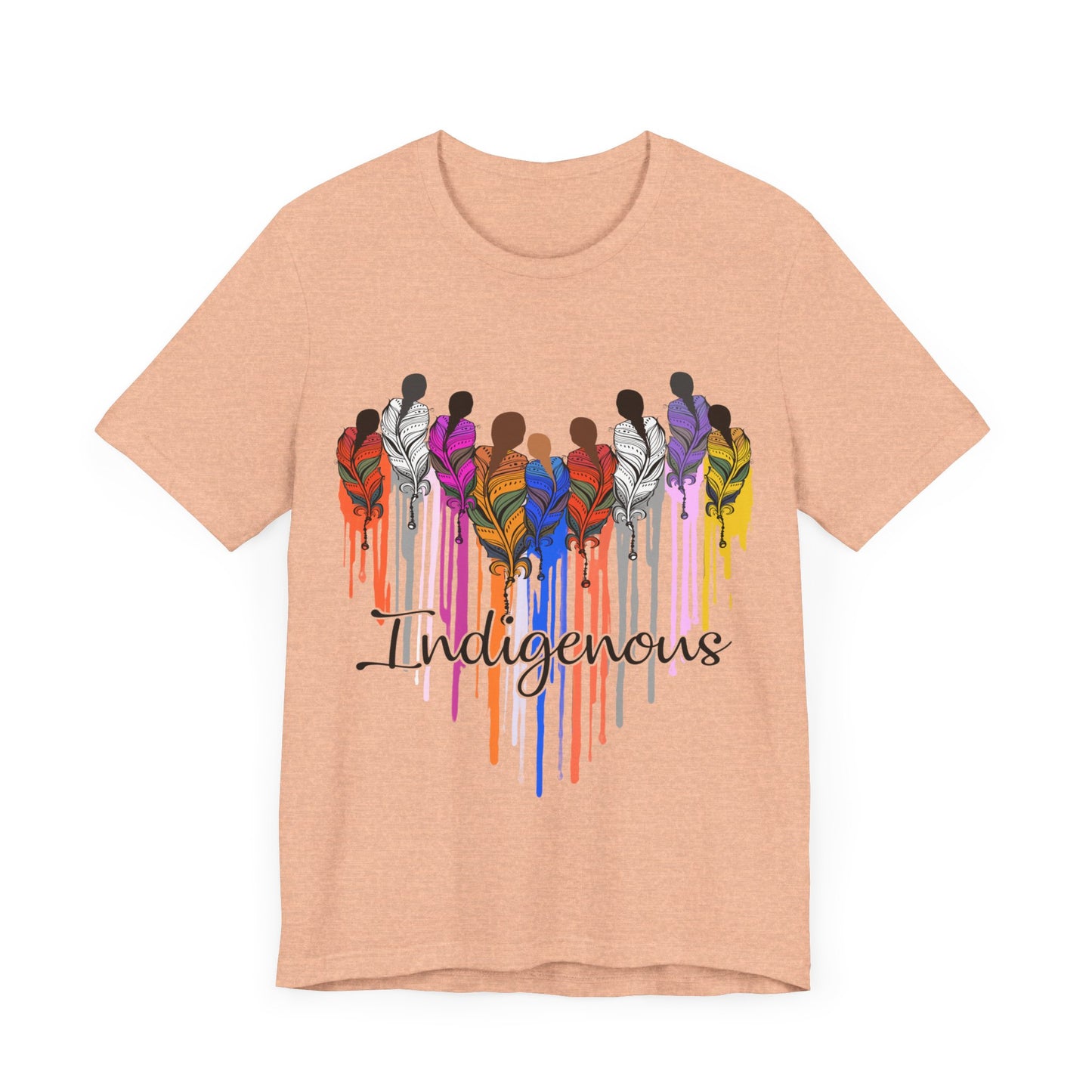 Indigenous Women Heart, MMIW Remembrance, Tribal Women - Jersey Short Sleeve Tee