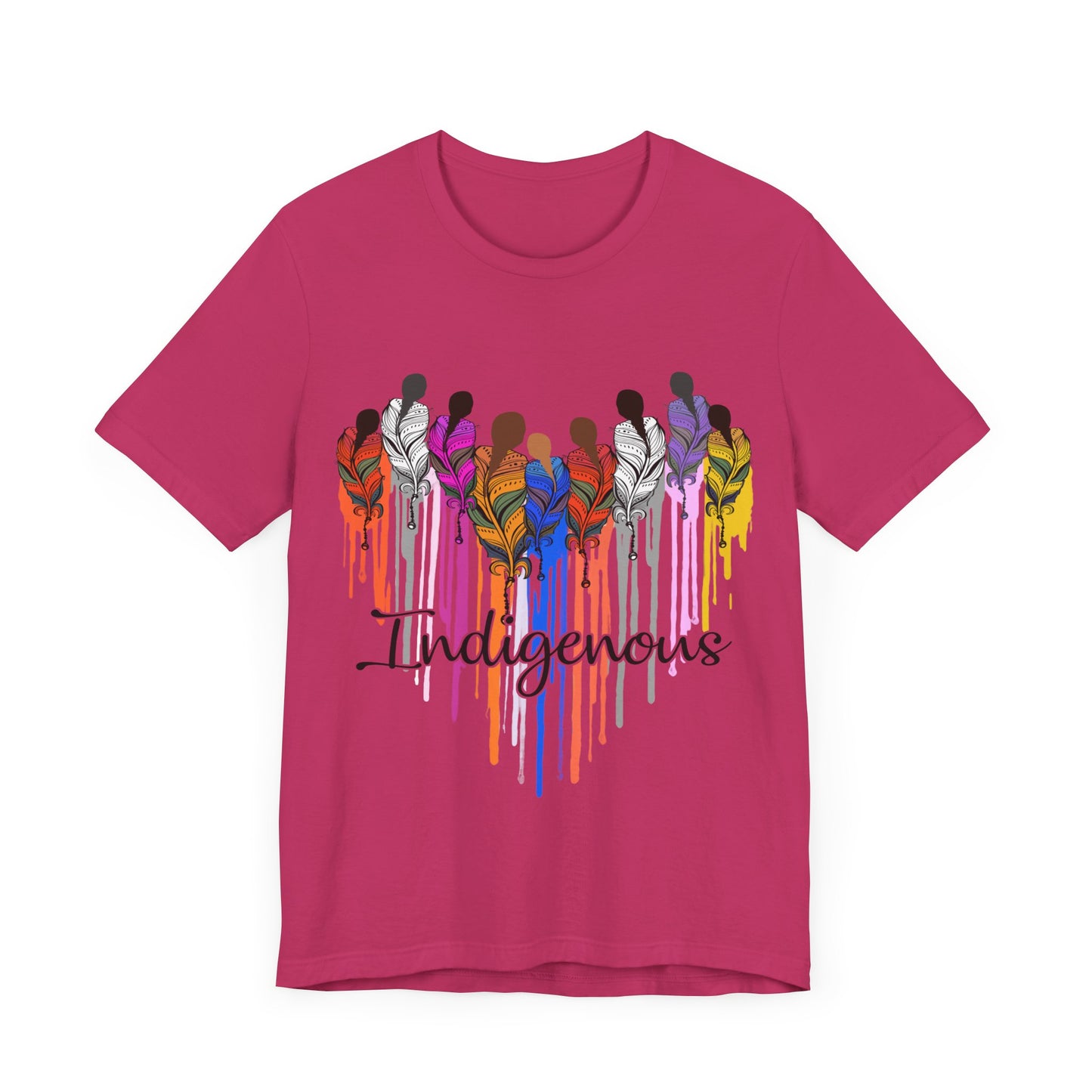 Indigenous Women Heart, MMIW Remembrance, Tribal Women - Jersey Short Sleeve Tee