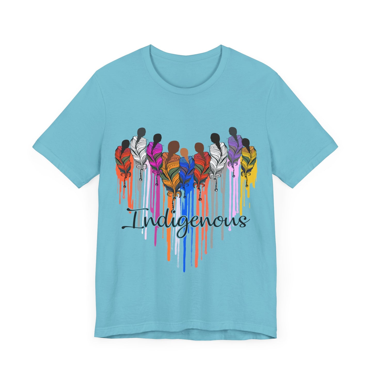 Indigenous Women Heart, MMIW Remembrance, Tribal Women - Jersey Short Sleeve Tee