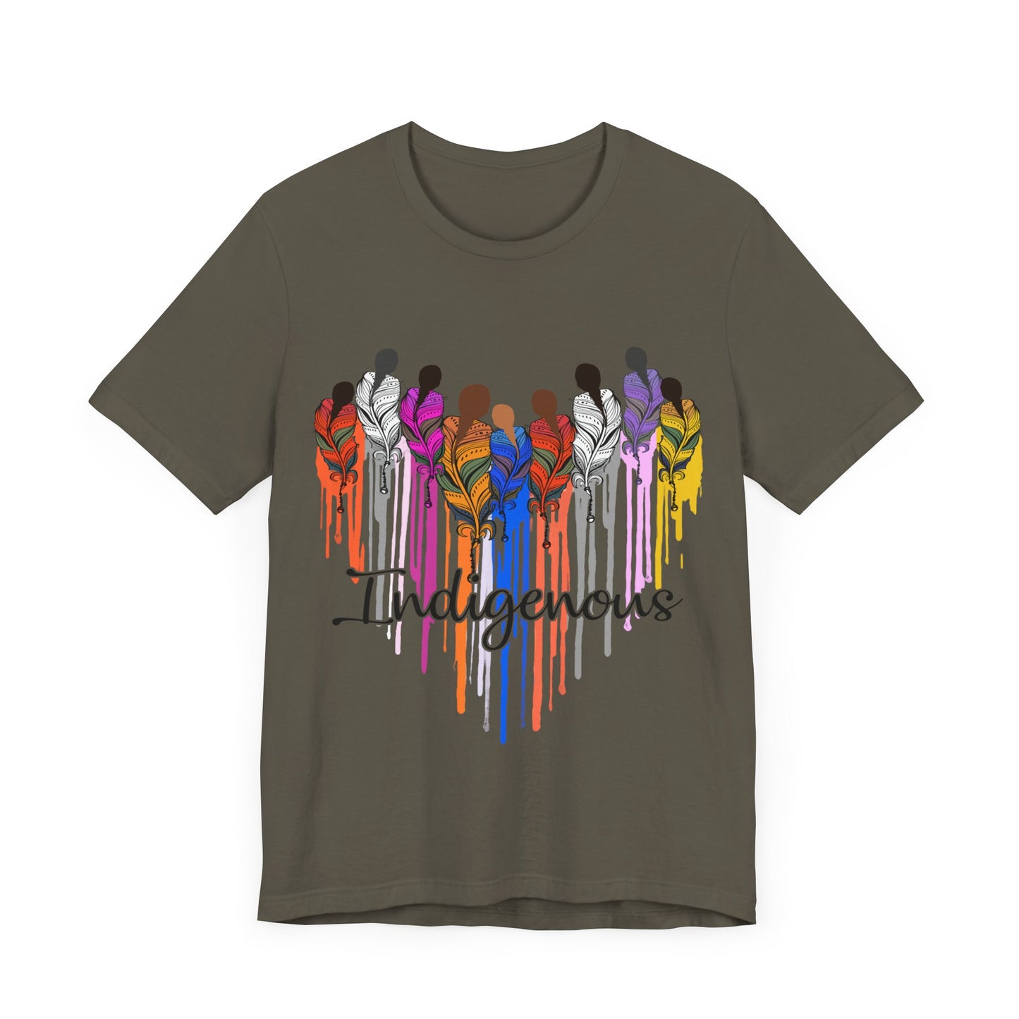 Indigenous Women Heart, MMIW Remembrance, Tribal Women - Jersey Short Sleeve Tee