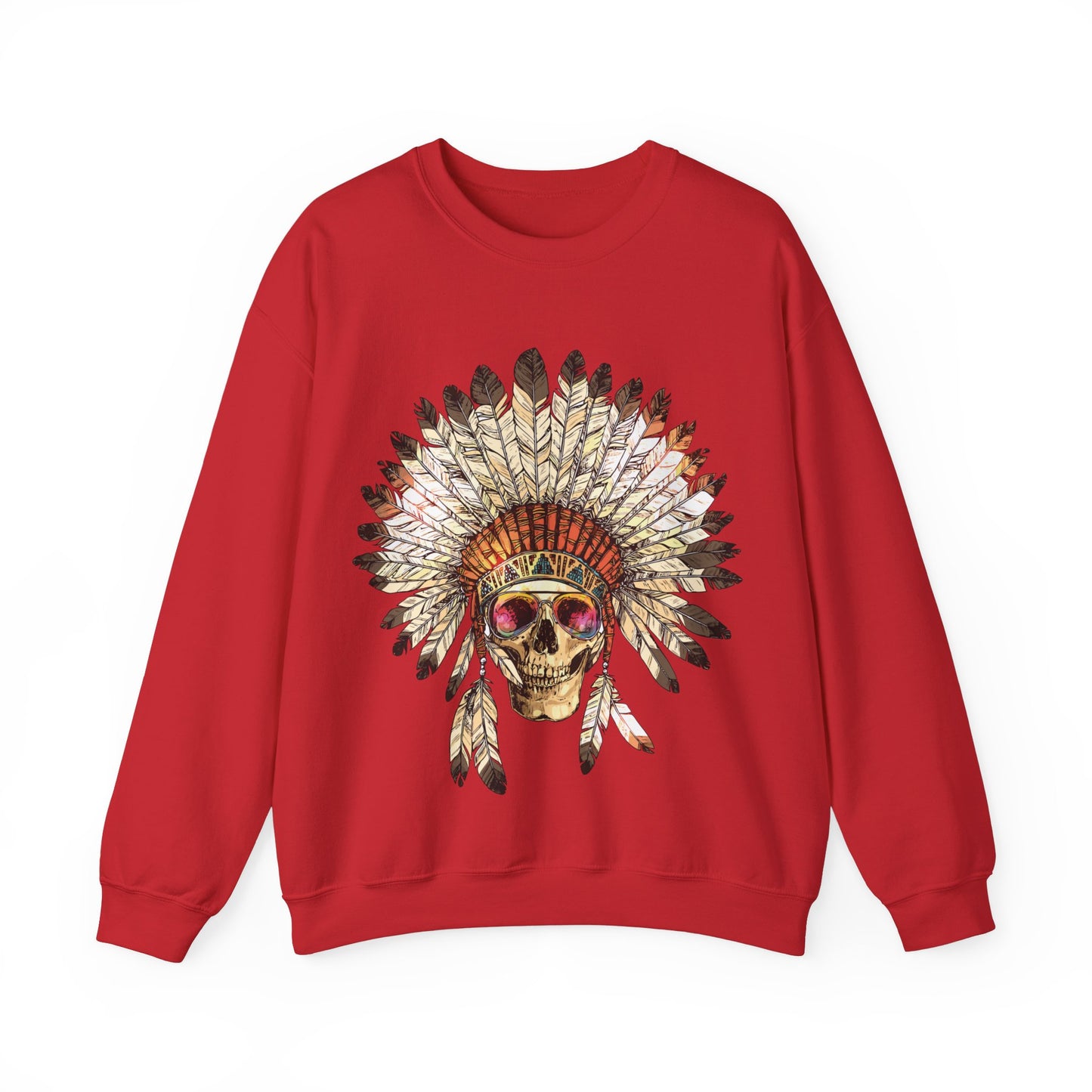 Indigenous Chief Sunglasses Unisex Heavy Blend™ Crewneck Sweatshirt | Indigenous Owned