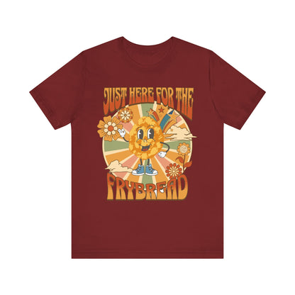 Funny Just Here For The Frybread Unisex Jersey Short Sleeve Tee Indigenous Pride