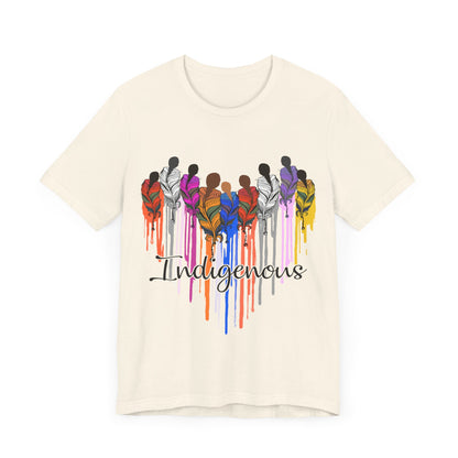 Indigenous Women Heart, MMIW Remembrance, Tribal Women - Jersey Short Sleeve Tee