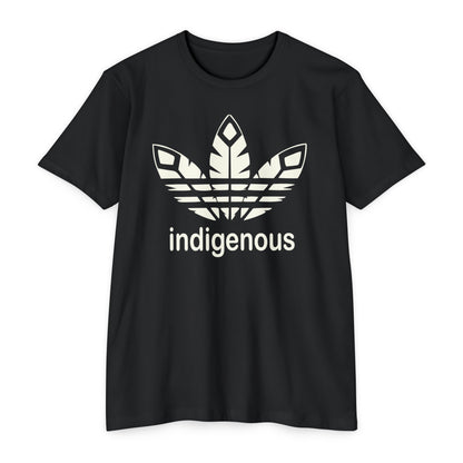 Feather Indigenous Design Unisex CVC Jersey T-shirt | Native Owned | Indigenous Pride