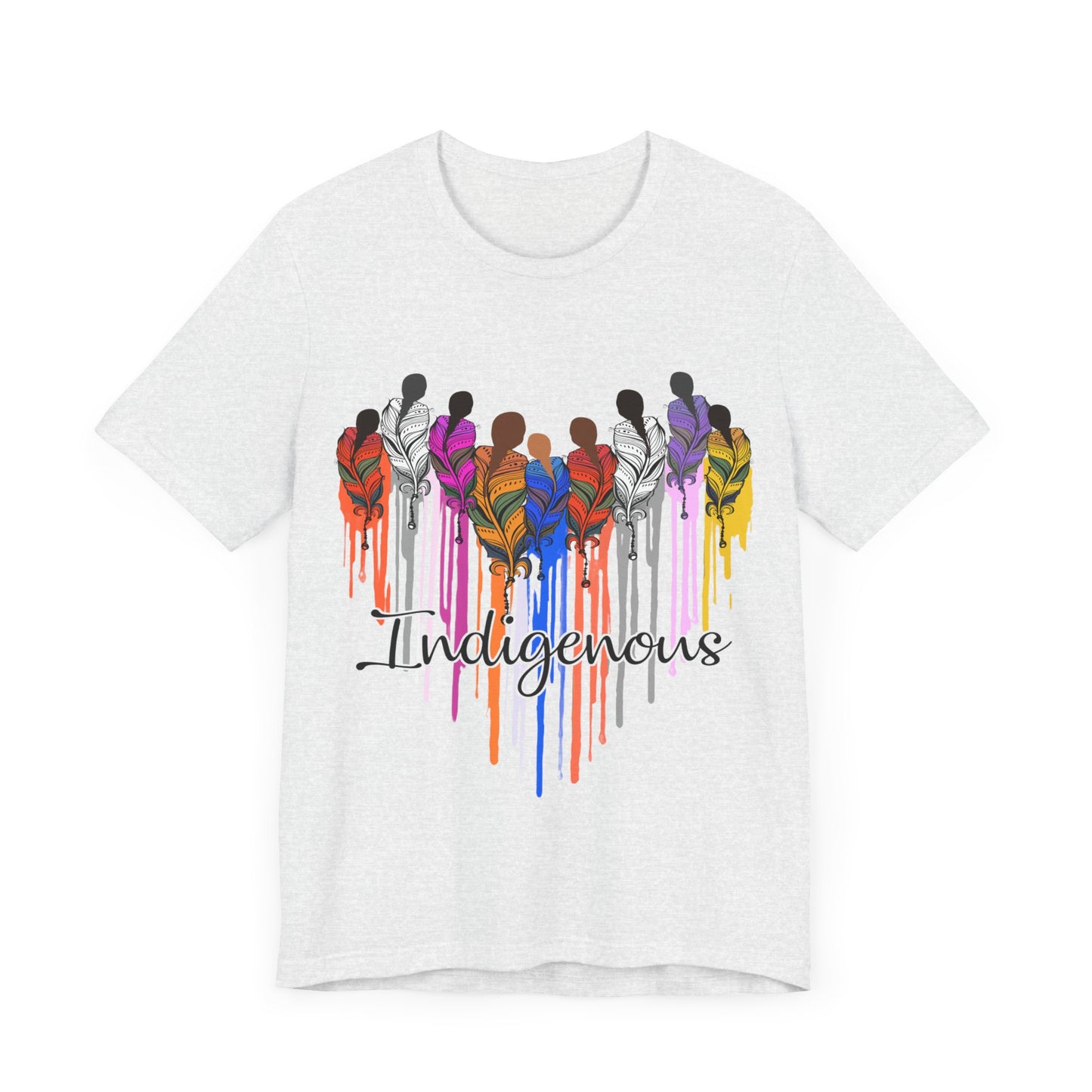 Indigenous Women Heart, MMIW Remembrance, Tribal Women - Jersey Short Sleeve Tee