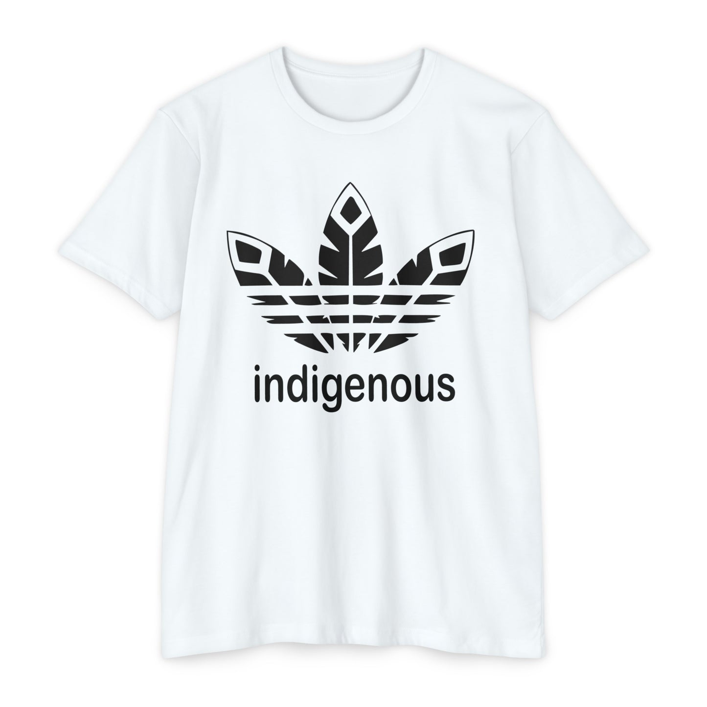 Feather Indigenous Design Unisex CVC Jersey T-shirt | Native Owned | Indigenous Pride