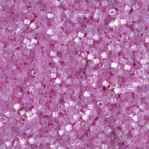 Miyuki Inside Dyed Rainbow Orchid Bloom  Delica Silk Satin 11/0 Beads 6 Gram Tube