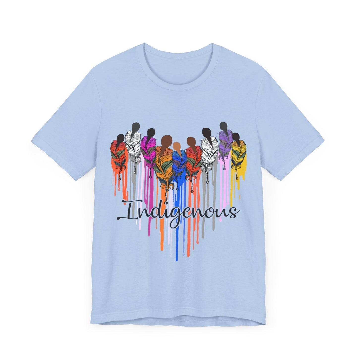 Indigenous Women Heart, MMIW Remembrance, Tribal Women - Jersey Short Sleeve Tee