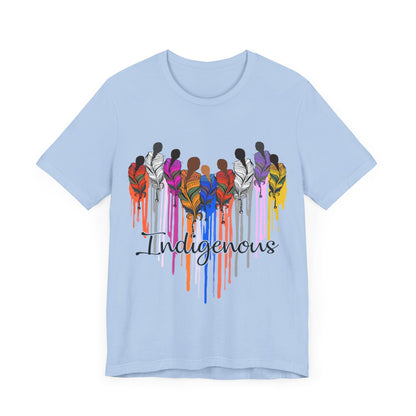 Indigenous Women Heart, MMIW Remembrance, Tribal Women - Jersey Short Sleeve Tee