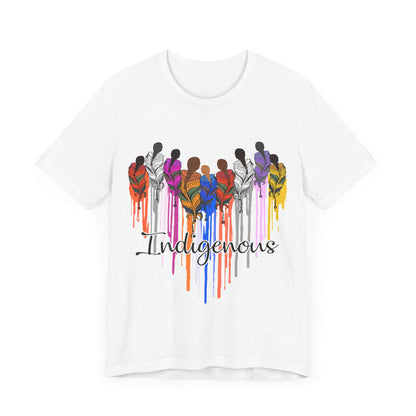 Indigenous Women Heart, MMIW Remembrance, Tribal Women - Jersey Short Sleeve Tee