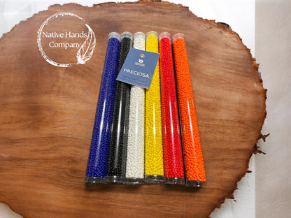 Czech Fire Colors Preciosa Ornela Seed Beads 11/0 Set of 6 - 30 Gram Tubes