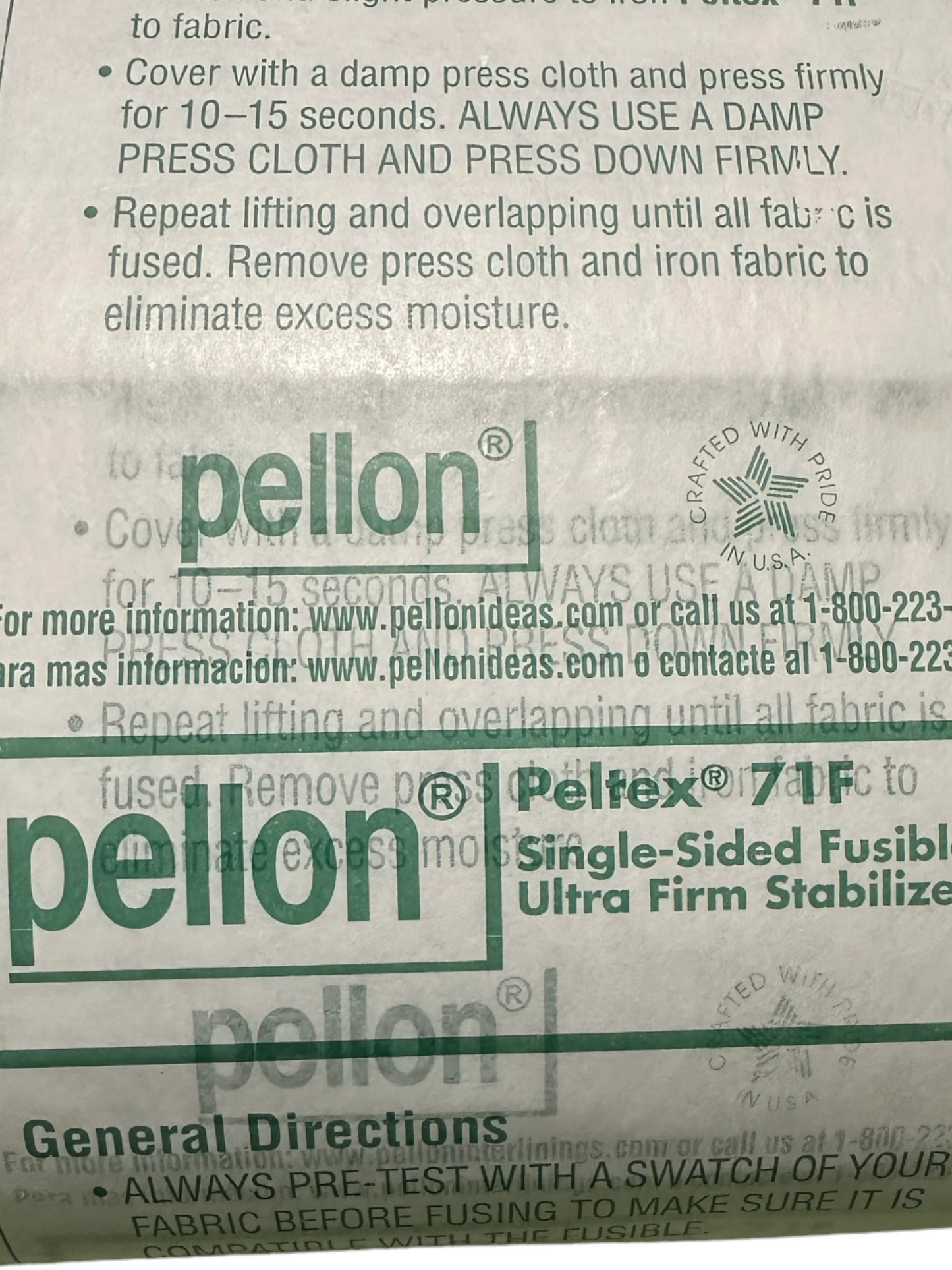 Pellon Peltex 71F Ultra Heavyweight Stabilizer - Beading Foundation